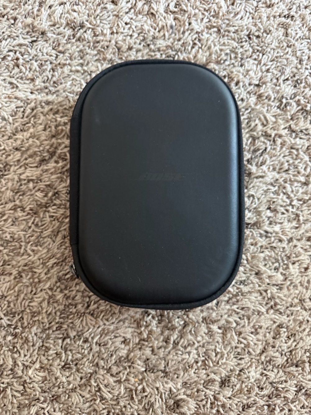 Bose Black Compact Travel Case with Subtle Logo headphone case